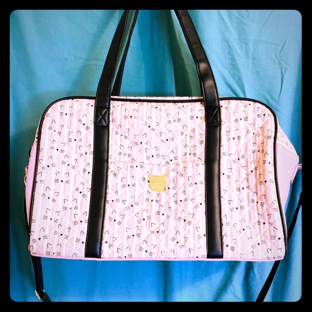 Betsey Johnson tote bag weekend bag